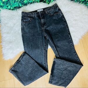 Cowboy stars black flare casual jeans size L